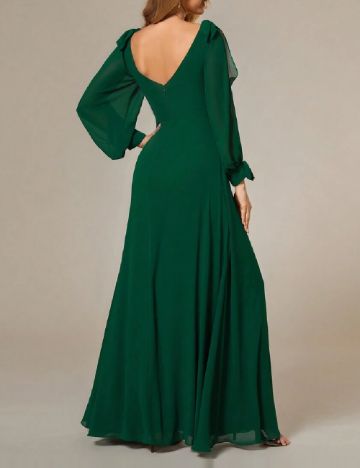 Rochie lunga Ever-Pretty, verde