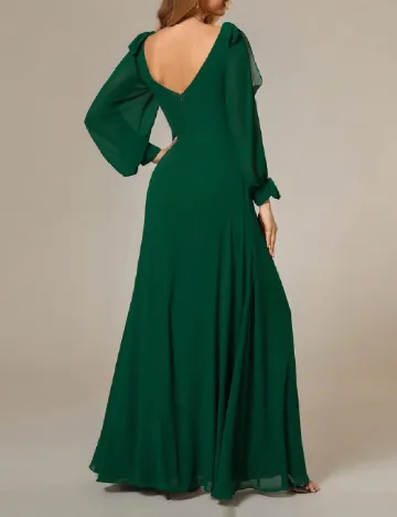 Rochie lunga Ever-Pretty, verde
