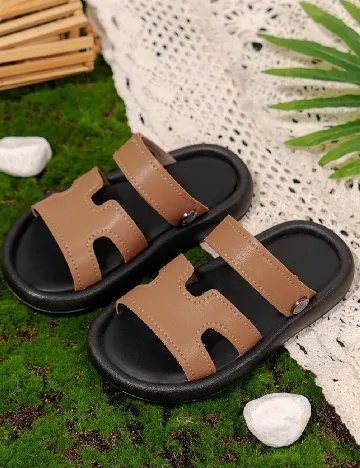 Sandale Shein Kids, maro