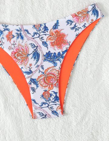 Costum de baie SHEIN, floral print