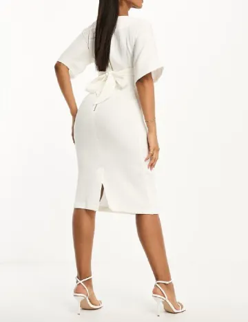 Rochie medie Closet London Maternity, ecru