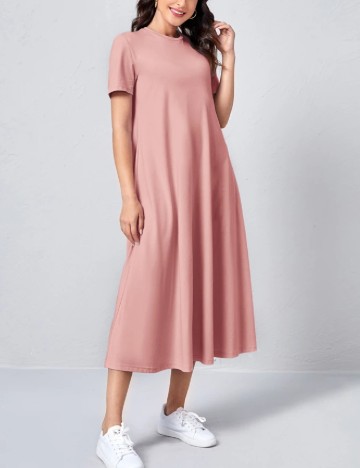 Rochie medie SHEIN, roz