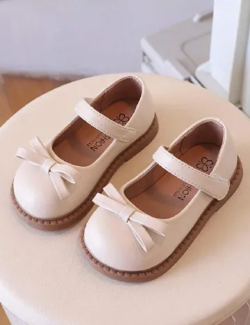 Pantofi Shein Kids, crem