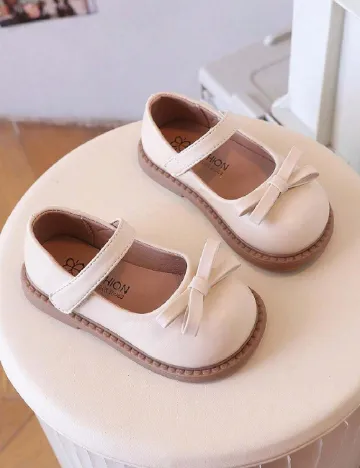 Pantofi Shein Kids, crem