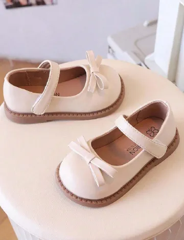 Pantofi Shein Kids, crem