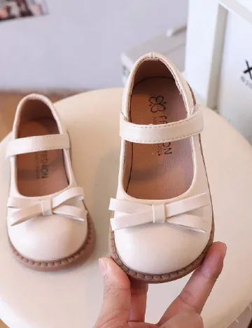 Pantofi Shein Kids, crem