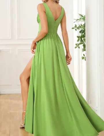 Rochie lunga Ever-Pretty, verde