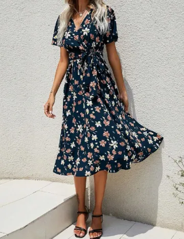 Rochie scurta SHEIN, floral print