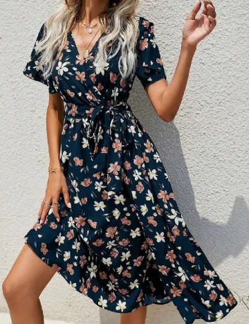 Rochie scurta SHEIN, floral print