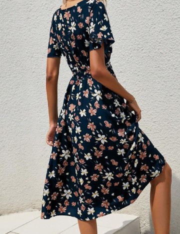 Rochie scurta SHEIN, floral print