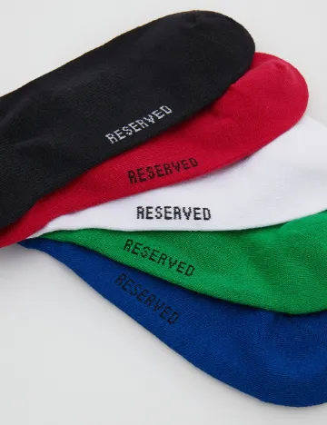 Set sosete 5 perechi Reserved, mix culori