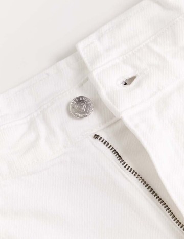 Pantaloni scurti Miss Selfridge, alb