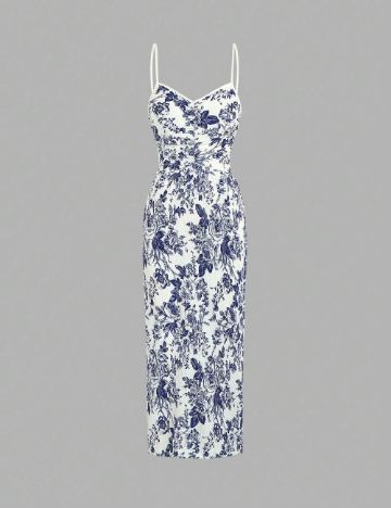 Rochie lunga SHEIN, floral print