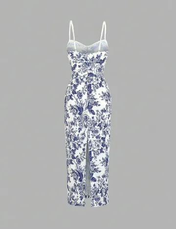 Rochie lunga SHEIN, floral print