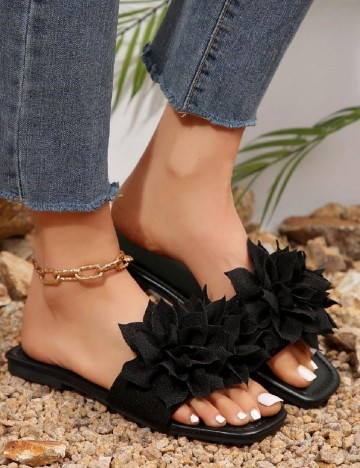 Slapi SHEIN, negru