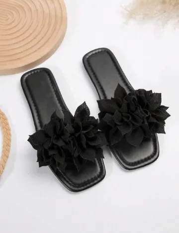 Slapi SHEIN, negru Negru
