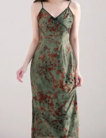Rochie medie Dazy, verde Verde