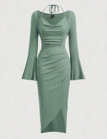 Rochie medie SHEIN, verde
