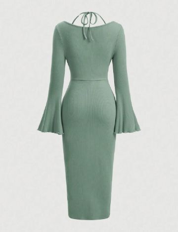 Rochie medie SHEIN, verde