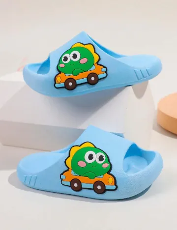 Slapi Shein Kids, albastru