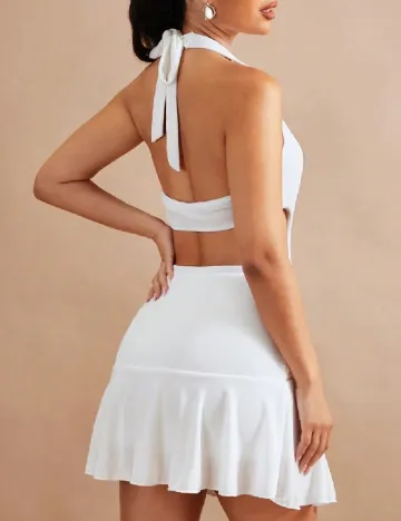 Rochie scurta SHEIN, alb