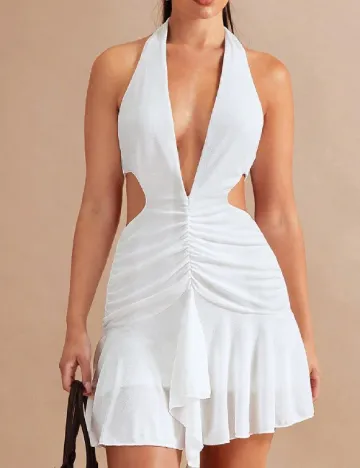 Rochie scurta SHEIN, alb