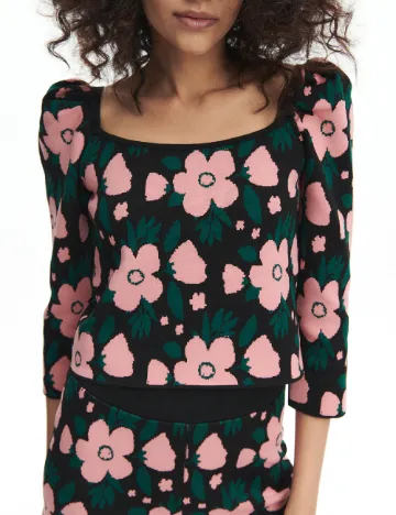 Top Reserved, floral print