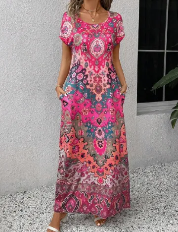 Rochie lunga SHEIN, roz