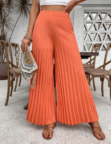 Pantaloni SHEIN, portocaliu