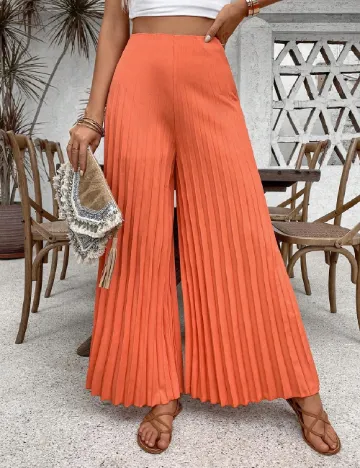 Pantaloni SHEIN, portocaliu