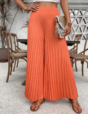 Pantaloni SHEIN, portocaliu