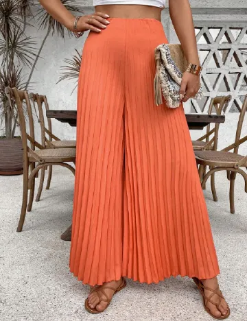 Pantaloni SHEIN, portocaliu