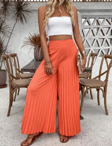 Pantaloni SHEIN, portocaliu