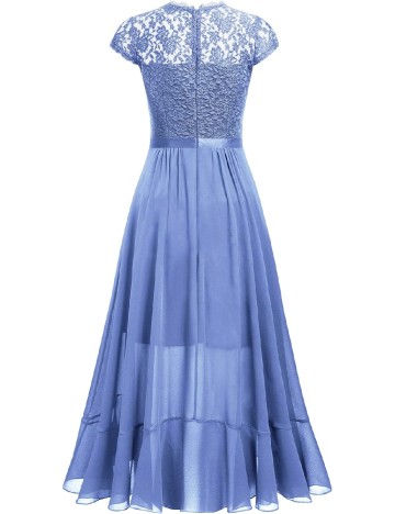 Rochie medie Miusol, albastru