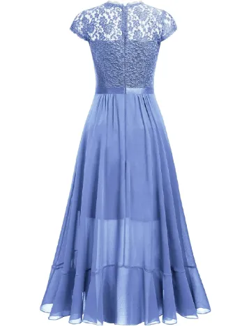 Rochie medie Miusol, albastru