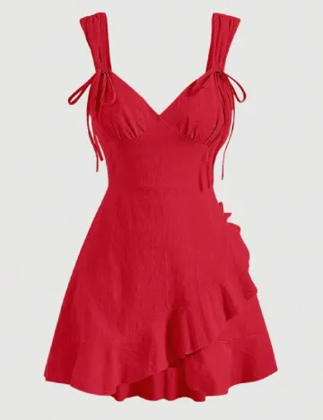 Rochie scurta SHEIN, rosu Rosu