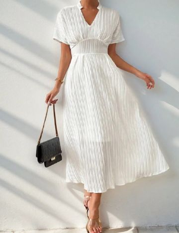 Rochie medie SHEIN, alb
