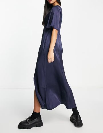 Rochie medie Influence, bleumarin