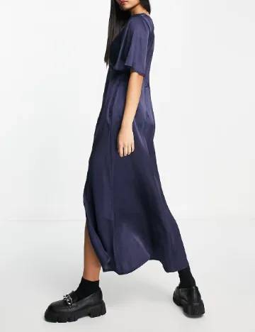 Rochie medie Influence, bleumarin Albastru