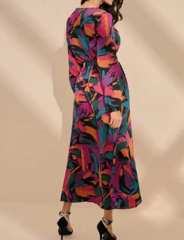 Rochie lunga Anewsta, mix culori Mix culori