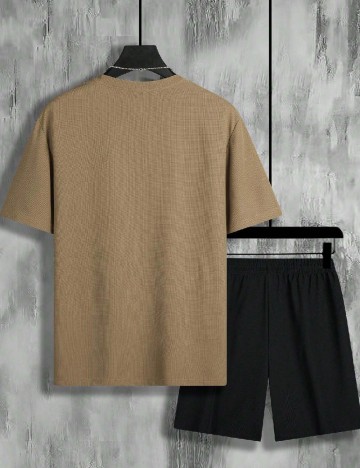 Compleu SHEIN, negru/maro