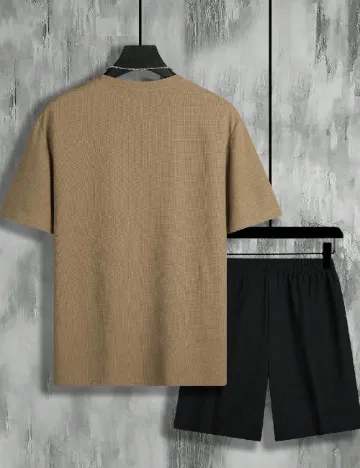 Compleu SHEIN, negru/maro