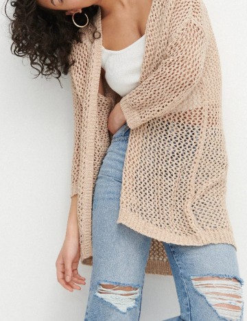 Cardigan Reserved, crem
