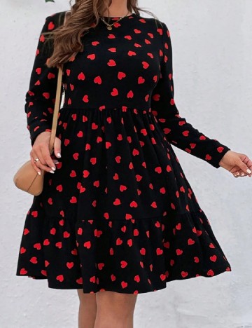 Rochie scurta SHEIN CURVE, negru