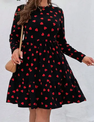 Rochie scurta SHEIN CURVE, negru Negru