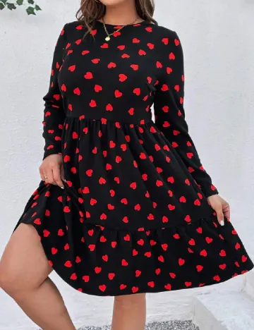 Rochie scurta SHEIN CURVE, negru Negru