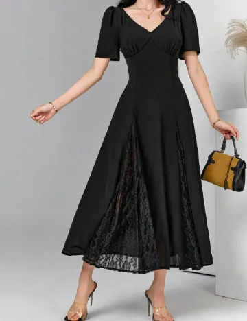 Rochie medie SHEIN, negru