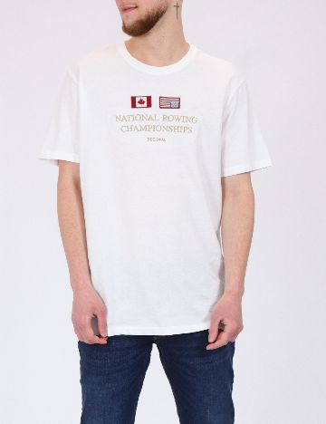 Tricou Reserved, alb