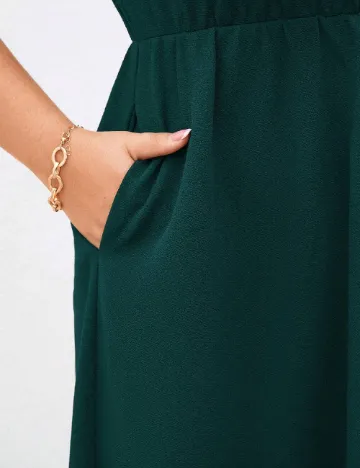 Rochie scurta SHEIN CURVE, verde