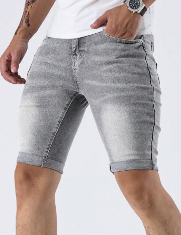 Pantaloni scurti SHEIN, gri